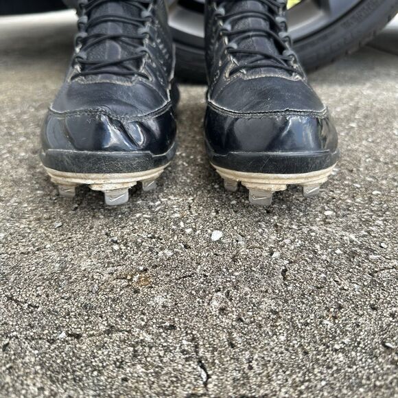 Nike Air Jordan 9 Retro MCS Re2pect Baseball Cleats Mens 11.5 Black AA1264-011 - Picture 3 of 16